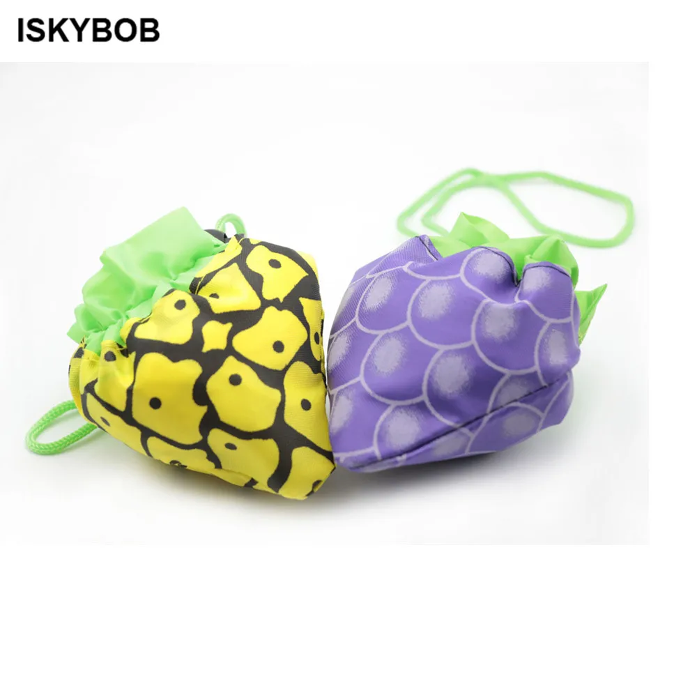 Nylon Foldable Reusable Shopping Bags Fruits Tote Eco Storage Handbag