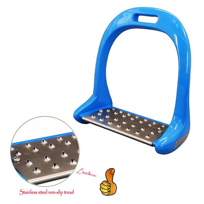 

1 Pair Aluminum Stirrups Anti-slip Horse Riding Equestrian Stirrups Horse Equipment Horseback Riding with Paint