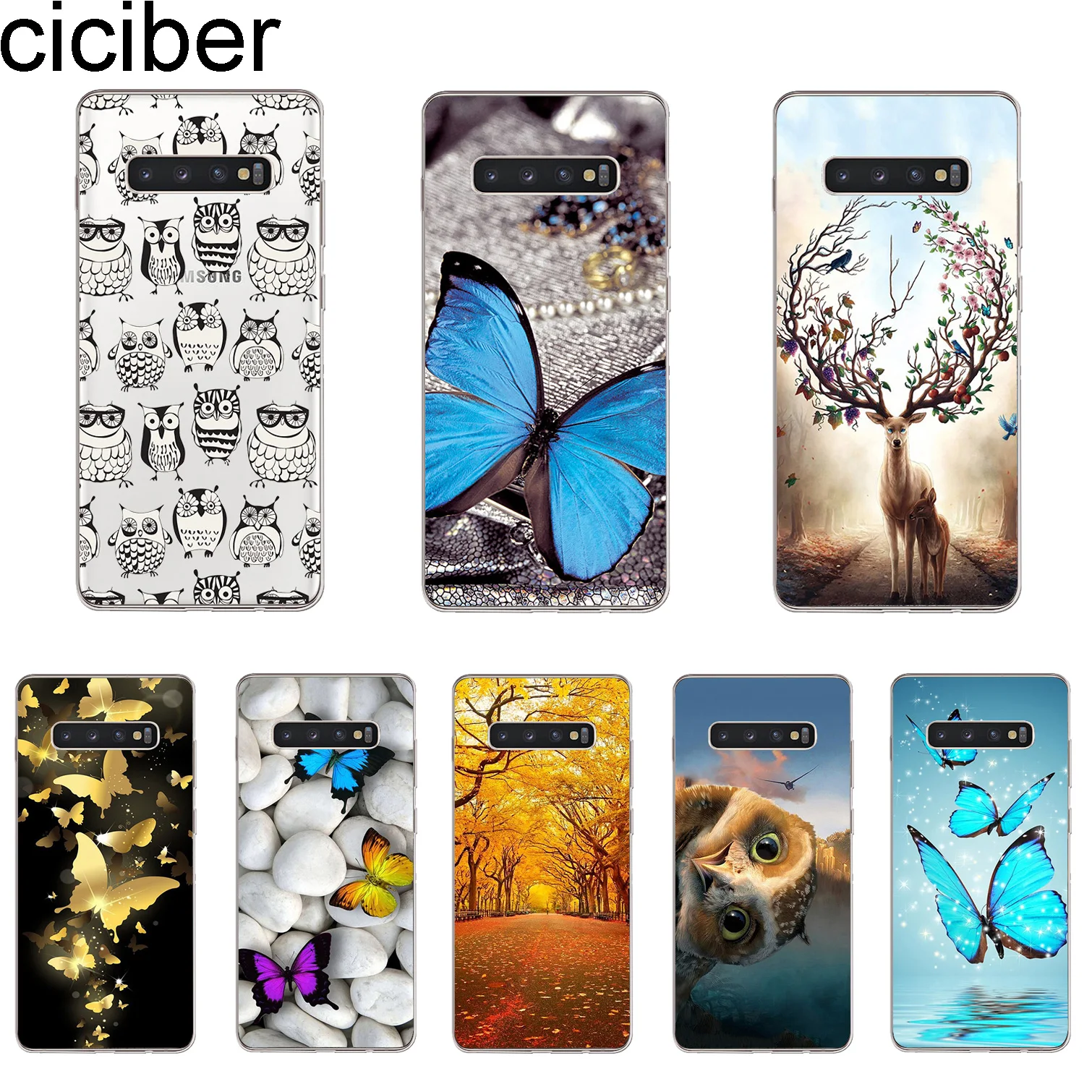Ciciber чехол для Samsung Galaxy S9 S8 S7 S6 S10 + S10e Lite Plus Edge S5 мини чехлы телефонов мягкие ТПУ