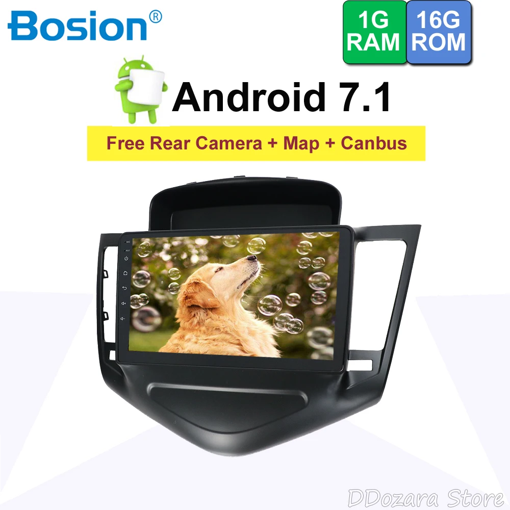 

Car Multimedia Player for Chevrolet CRUZE radio player gps navigation 4G RAM android 9.0 include free map ,rear camera