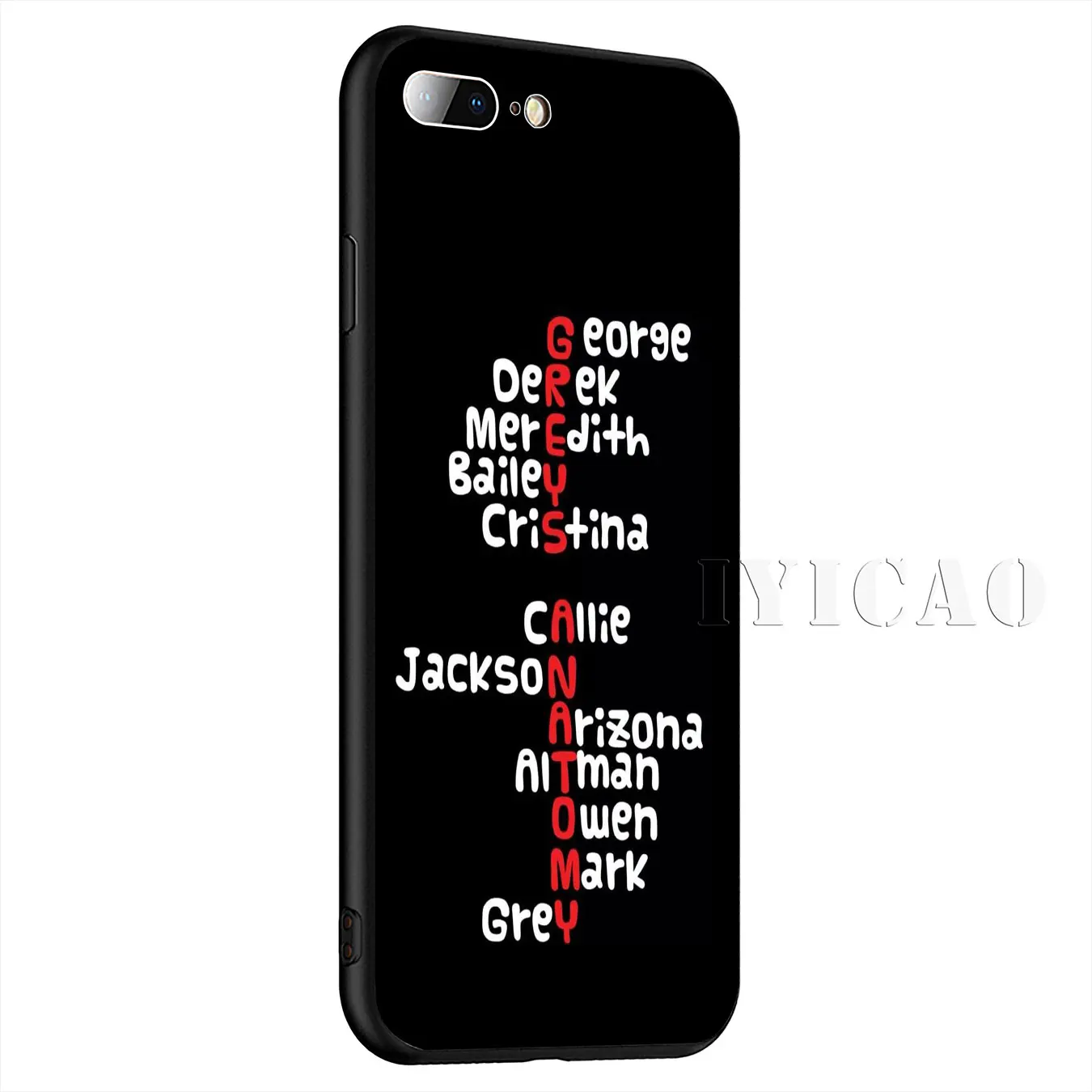 Силиконовый мягкий чехол greys anatomy для iPhone 11 Pro Max XR X XS 8 7 6 6S Plus 5 5S SE|Бамперы| |