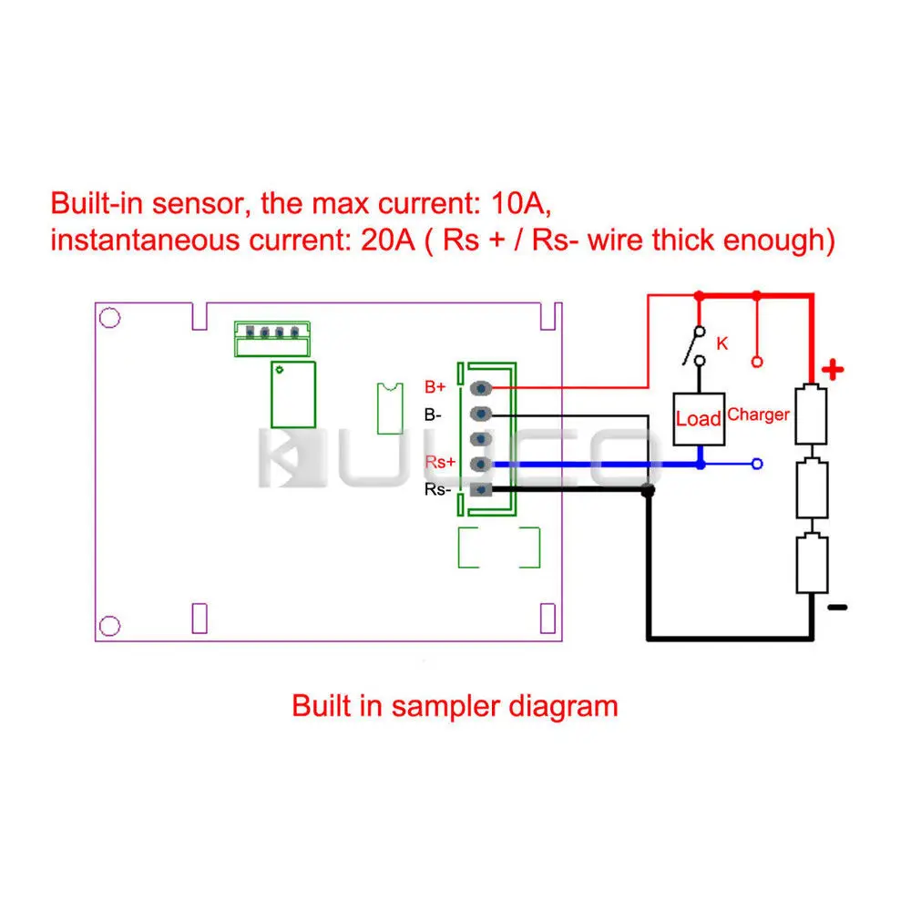 dc 8V 50V 100A Capacity Tester Indicator coulometer 12v 24v 36v Lithium / car Lead acid Battery Lithium iron Charge discharge-in Integrated Circuits from ...