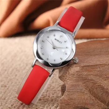 

TIke Toker, Women's Watch Fashion Bracelet Digital Wristwatches Leather Small and Exquisite Bracelet Watch Femme relogio New 7