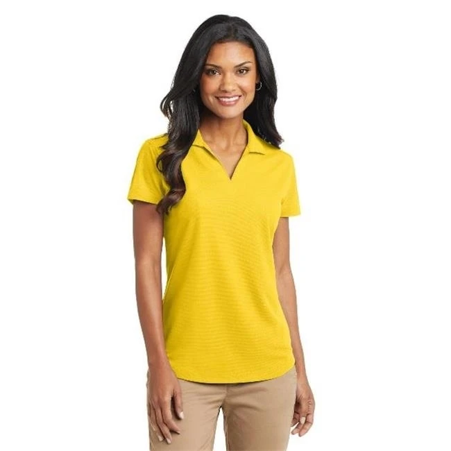 Port Authority L572 Ladies Dry Zone Grid Polo Yellow - Medium