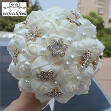 Perfectlifeoh держатель для цветов на свадьбе новые ювелирные изделия ручной работы из жемчуга аппаратные средства ручной букет невесты