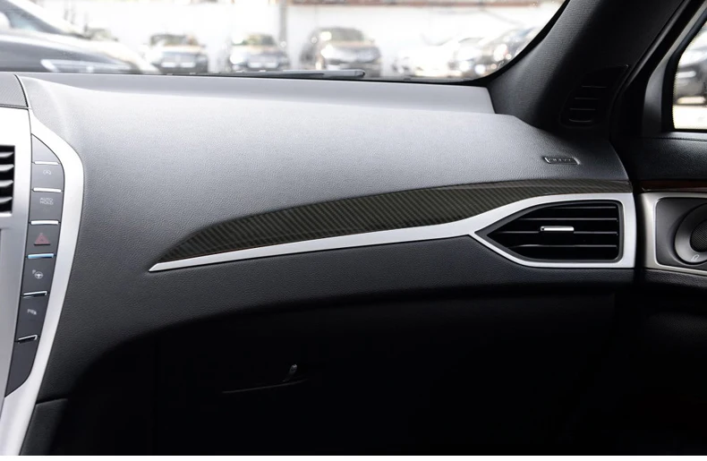 Lsrtw2017 abs углеродного волокна приборной панели автомобиля планки для Lincoln MKZ