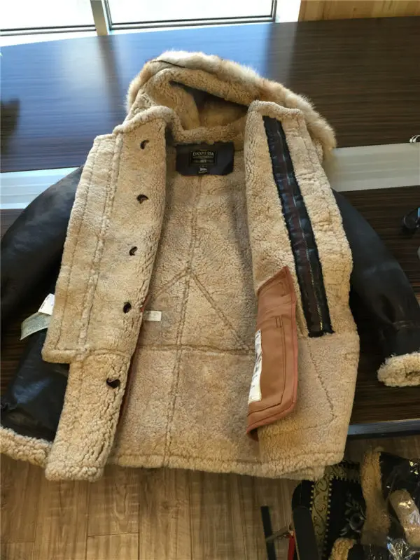 B-7 Aleutian Wwii Sheepskin Parka 