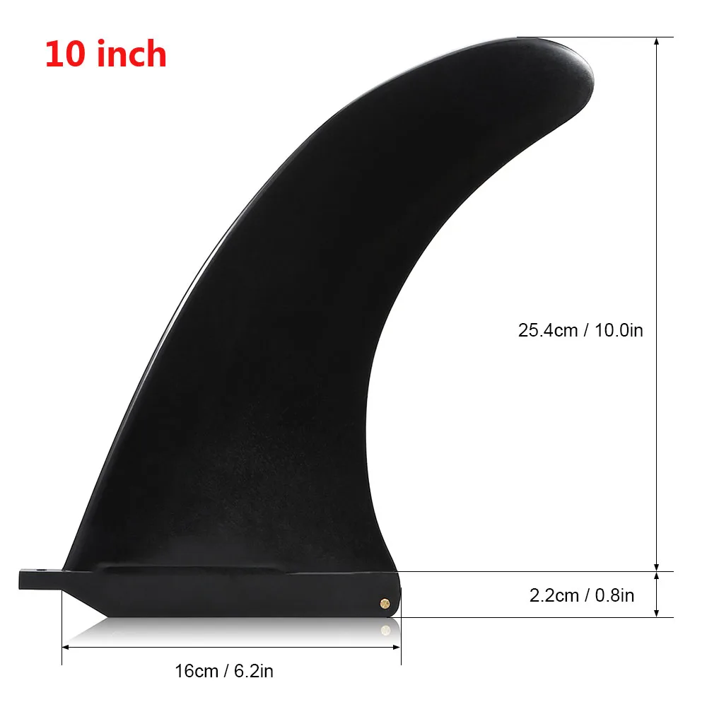 SUP одно плавник центральное ребро нейлон Лонгборд доска для серфинга Paddleboard Fin 6,5 ''/7,5''/8 ''/9''/10 ''ласты для серфинга - Цвет: 10 inch