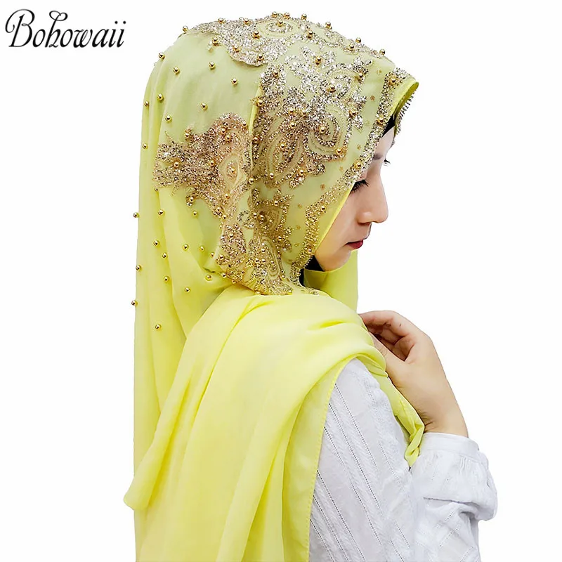 24 цвета блестки бриллианты Джерси хиджаб шарф платок абайя платок тюрбанты платок длинный шифон хиджаб Femme Musulman