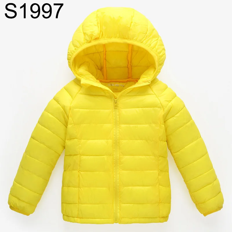 

2017 New Fashion Kids Winter Coat Long Sleeve Boys Autumn Winter Warm Jacket WaterProof Kids Ultra Light Hooded Winter Jacket