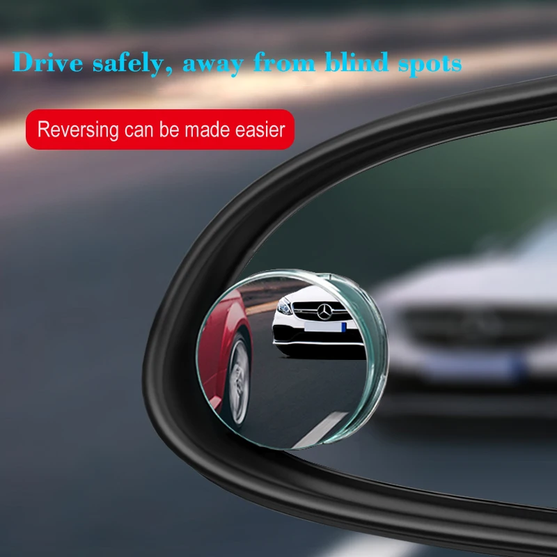 새로운 도착 1 쌍의 자동차 맹인 스포트 미러 조절 360 Degree Rotatable 와이드 앵글 미러 자동차 방수 후면보기
