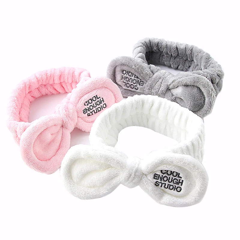 

Elastic Headband Wash Face Bathe Hair Holder Women Cute Big Ears Comfortable Headwear Girls Hairbands Hair Accessories
