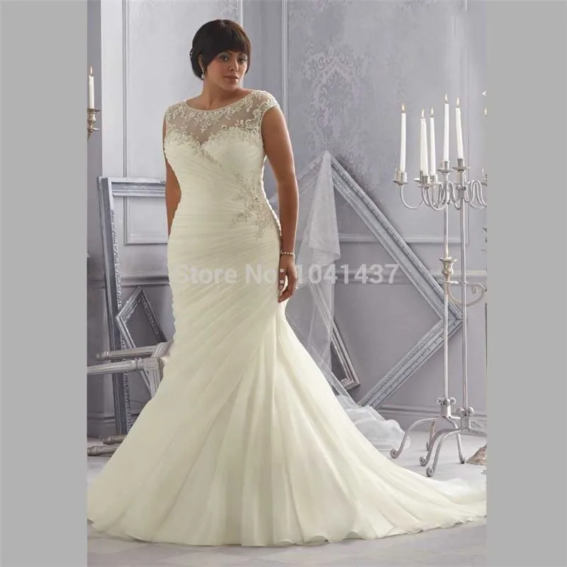 plus size wedding gown