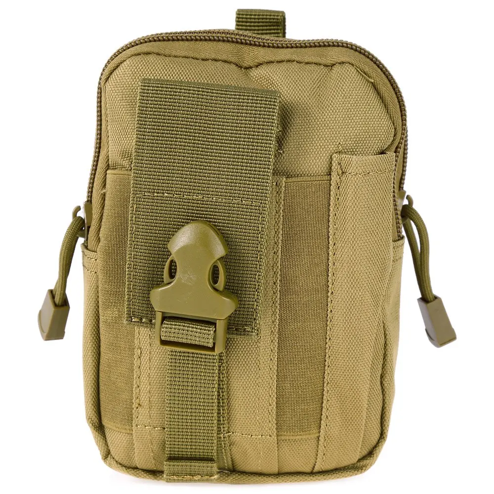 Outdoor Camping Hiking Bag Millitary Tactical Bag Molle Pouch Belt Loops Waist Bag Phone Case