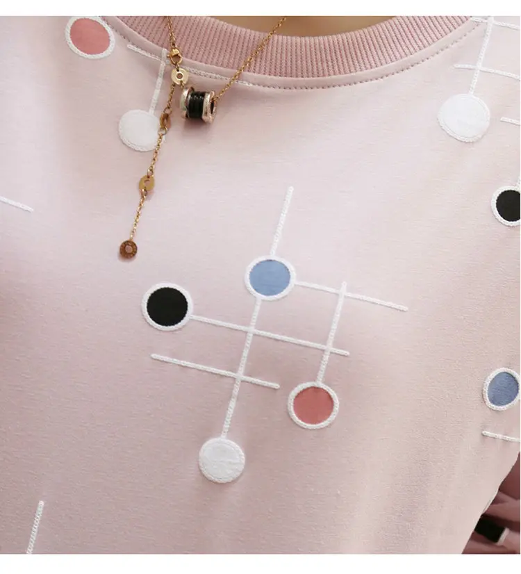 2019 Autumn Women Tops Tees Fashion Print Tshirt Femme T-shirt Ladies Long Sleeve Cotton T-shirts Bottom Tassel Poleras Mujer (18)