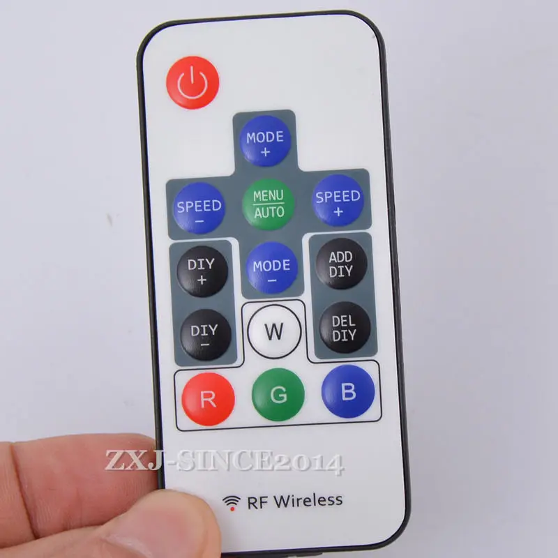 

2017x DC5V WS2812 SK6812 RGBW Pixel Controller 14key RF For LED Strip Light Module Lamp & 14-Key Remote