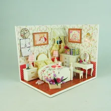 Кукольный дом Мебель DIY Миниатюрный Пылезащитный чехол 3D деревянные DIY деревянные украшения Кукольный дом творческий подарок-теплые истории