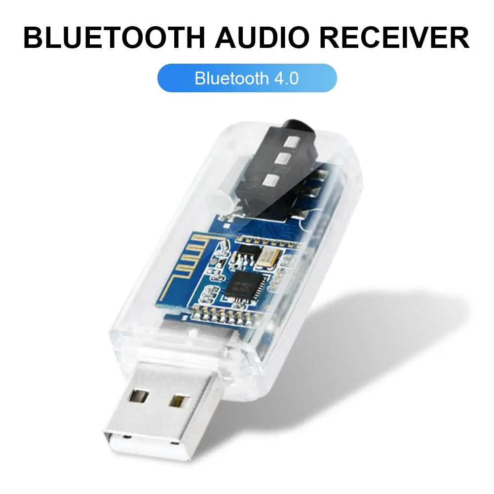 

3.5MM Car Bluetooth Adapter USB Speaker Bluetooth Audio Music Receiver Aux Wireless Stereo Bluetooth Audio Adapter MP3 Playback