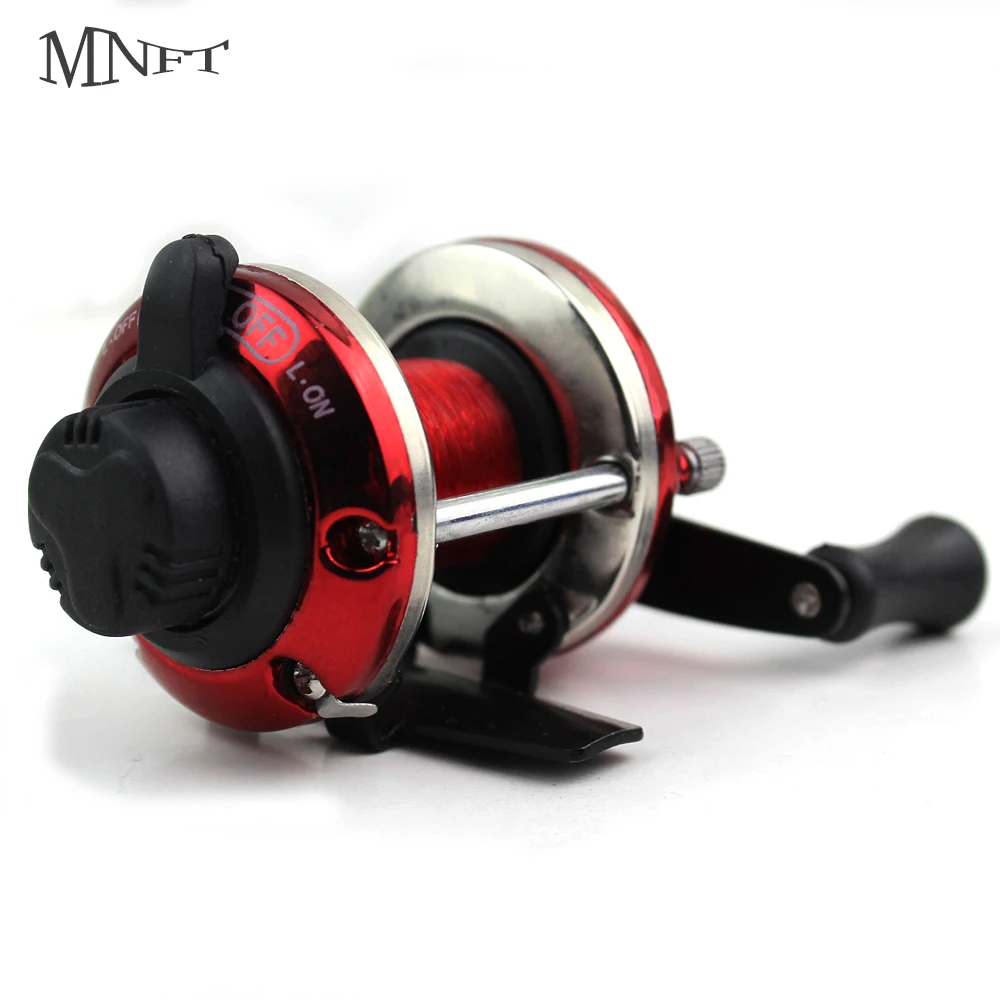 

MNFT Mini Ice Fishing Reel Coil Roller 3.6:1 With Line 50M Portable Fishing Line Wheel Spinning Reels
