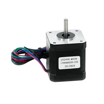 

Nema 17 Stepper Motor 1.7 A 0.59 Nm 84 oz.in 48mm Body w/ 1m Cable & for
