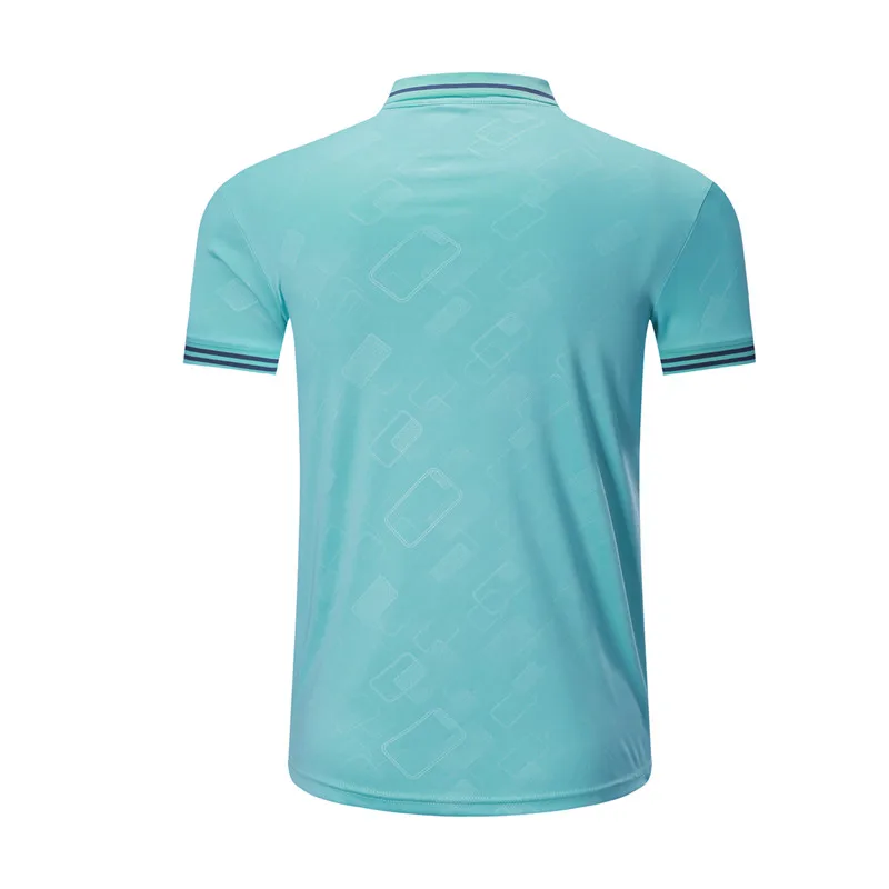 Мужской, футбол футболка из Джерси Спортивная одежда для бега быстросохнущая Спортивная футболка для взрослых индивидуальный футбольный короткий рукав рубашки поло