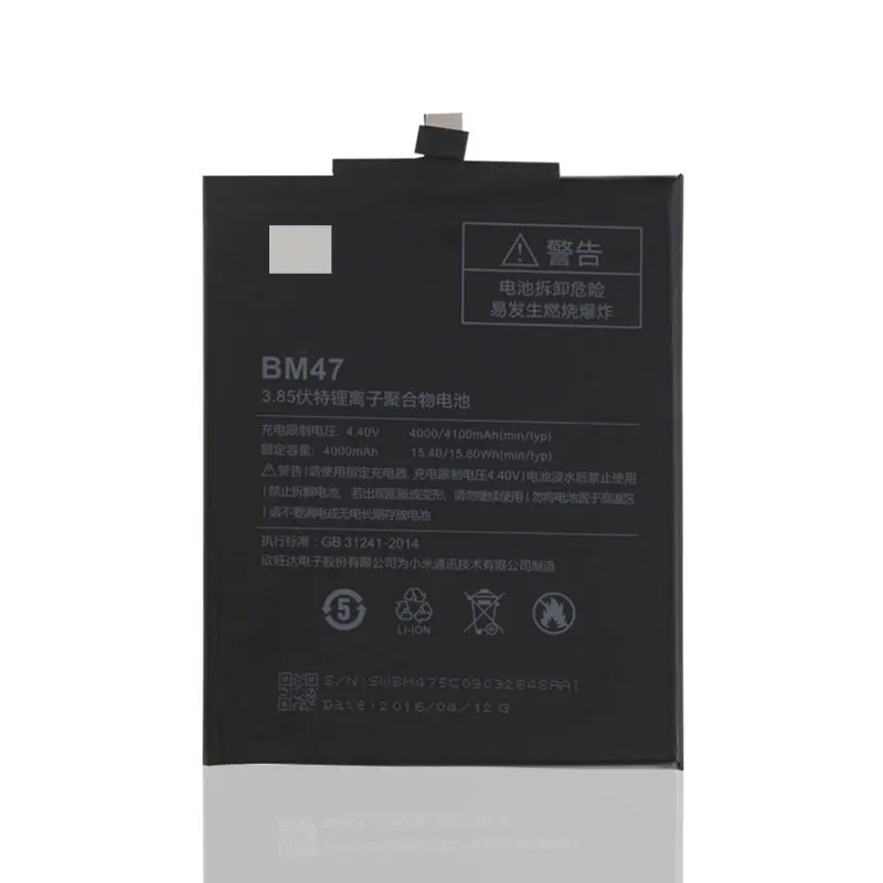 

Original Backup For Xiaomi Redmi 3 BM47 Battery Smart Xiaomi Redmi 3S Mobile Phone+ + Tracking Number+ In Stock
