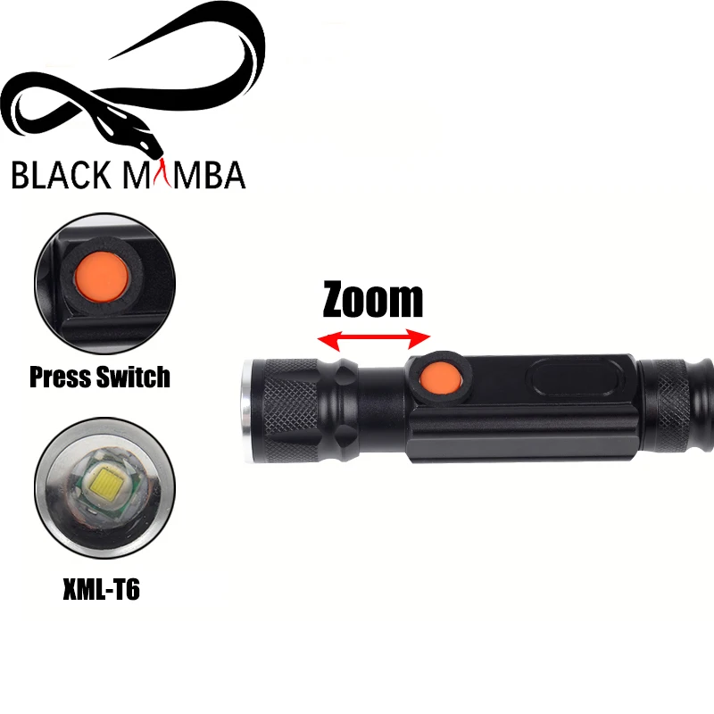Мощный 5000lm USB флэш светильник с магнитом Cob + CREE XM L T6 светодиодный фонарь