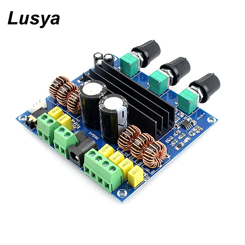 

TPA3116D2 80W+80W+100 High Power Digital Power Amplifier Board 2.1 channel Subwoofer Module Board Dual Preamplifier Board T0776