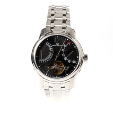 Genuine Seagull Flywheel Retrograde Date Exhibition Back Black Dial Automatic Men’s Business Watch 816.425