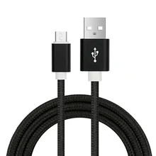 Дергаться Нейлон Micro USB кабель для Samsung HTC Huawei Xiaomi Android 3 м 2 м Быстрая зарядка провод MicroUSB мини USB Кабели для мобильных телефонов