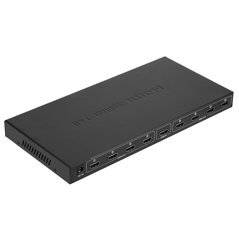 

1X8 HDMI Splitter 8 Port 4K HDMI Switch Switcher 1 Input 8 Output HDMI Audio Extractor Splitter HDMI4K * 2K 30HZ