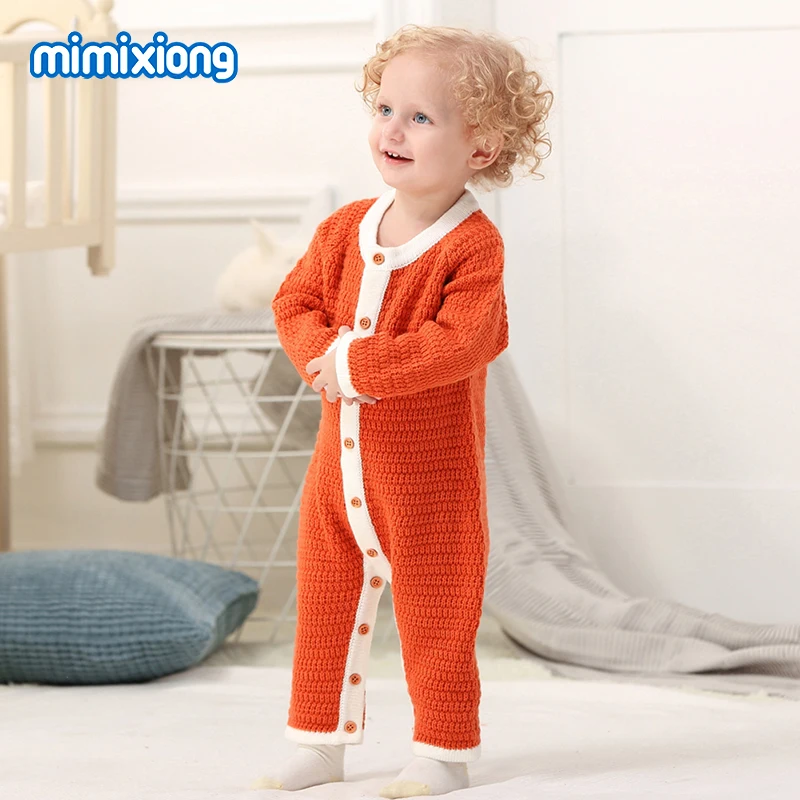 Los niños de primavera trajes de moda Color sólido recién nacido Bebes de mamelucos del bebé chica mono bebé trajes 0- 2 T Los niños de primavera trajes de moda Color sólido recién nacido Bebes de mamelucos del bebé chica mono bebé trajes 0- 2 T