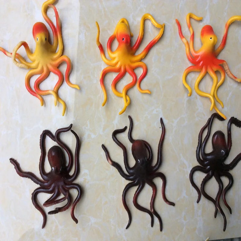 

Simulation Whole Person Cartoon Animal Octopus Children Model Toy Creative Octopus Toy Halloween Gift Tidy Soft Rubber Octopus