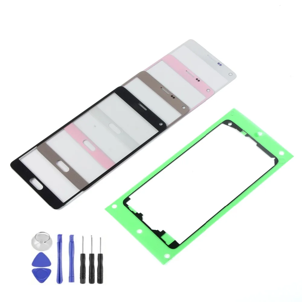 

For Samsung Galaxy Note 4 N910 N910F N910V N910C/G/A/P LCD Front Glass Touch Screen Sensor+Adhesive+Tools