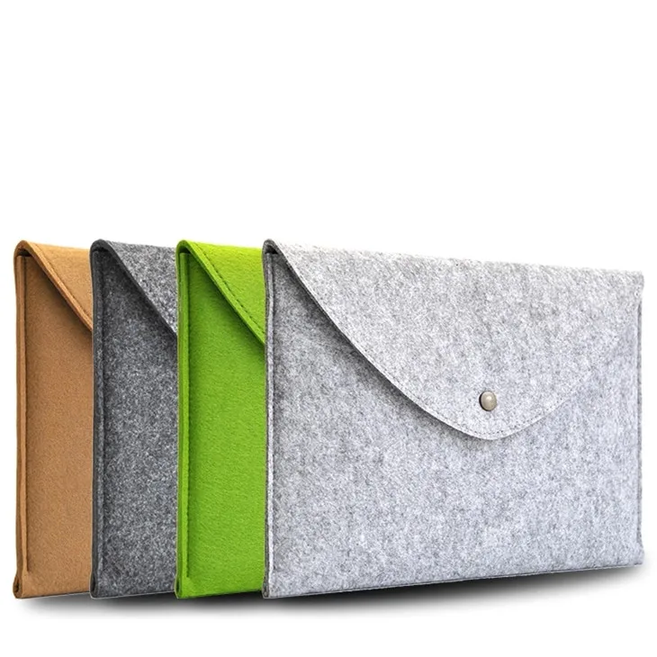 Wool Felt Envelope laptop Sleeve Bag Case For MacBook Air Pro Retina 13