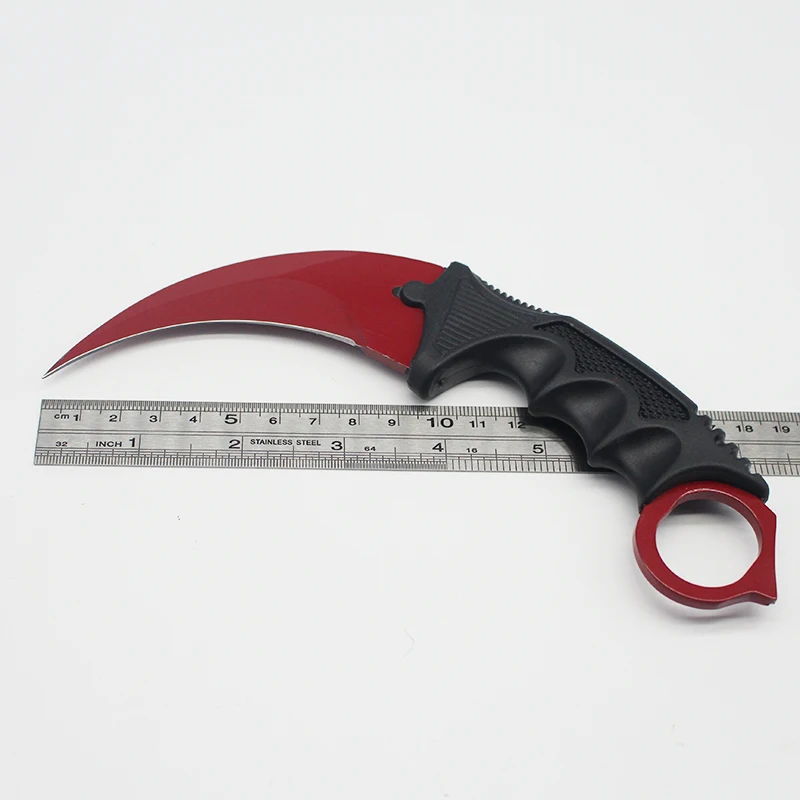 Karambit Couteau CS GO Counter Strike Couteaux de Chasse de Survie Couteau de Camping Outils Herramientas