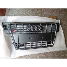 S4 Style chrome frame grey Front Bumper Grill Grille Car styling For Audi A4 B8 2009~2012