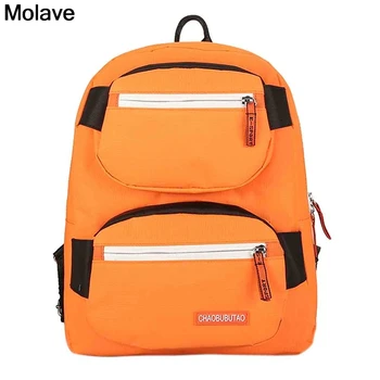 

MOLAVE Backpack Oxford Soild Student Bag Men Women Casual Backpack Large Capacity Backpack Shoulder Bag Mochilas Bolsas 43DEC30