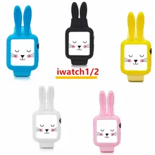 Чехол для apple watch band apple watch 4, 3, 5, 44 мм, 40 мм, iWatch band 42 мм, 38 мм, уши мыши, милый мультяшный защитный чехол