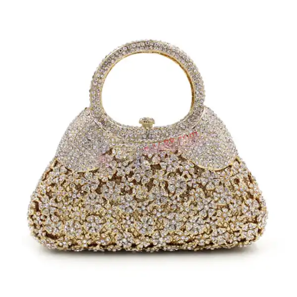 gold evening bag