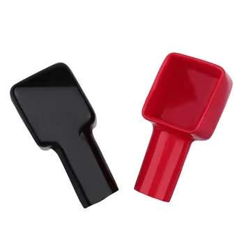 

1 Pair Best Selling Universal New Arrival Car Air Battery Terminal Covers Positive And Negative Black & Red Car-Styling #30