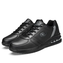 Новая мужская обувь для гольфа кожаная обувь для гольфа для мужчин белый черный цвет