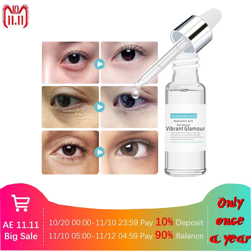 VG Hyaluronic Acid Wrinkle Eye Serum Anti-Puffiness Fine Lines Dark Circle Anti-Aging Moisturizing Eye Patches For The Eyes