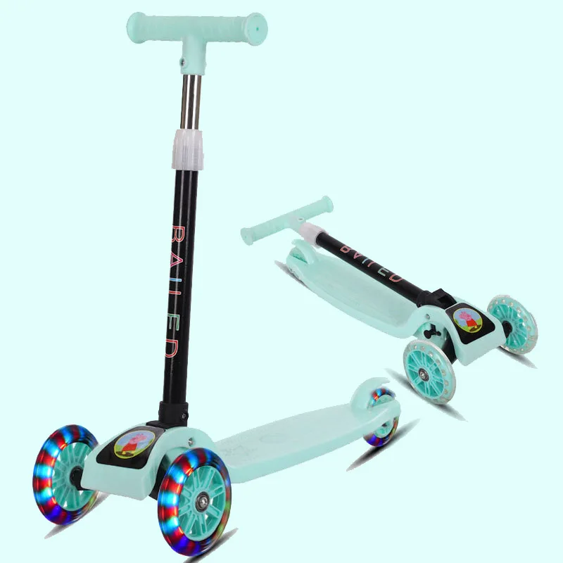 

5-in-1 Children's Scooter Convenient Children's Scooter 2-3-6-8-9 Years Old Flash Scooter