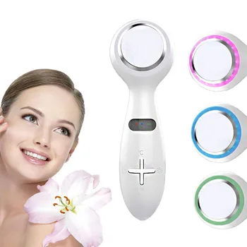 

Beauty Machine Hot Cold Massage Facial Massager LED Photon Skin Care Device Face Lift Tighten Device Wrinkle Removal Machine