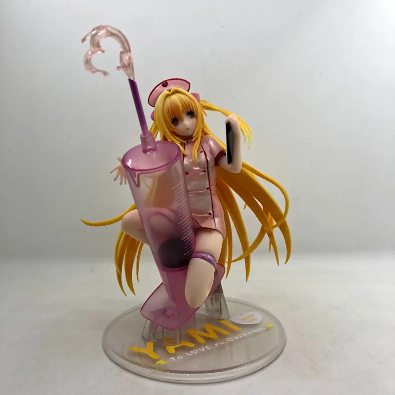 

Anime To love ru Golden Darkness Nurse Ver PVC Action Figure Collectible Model doll toy 20cm