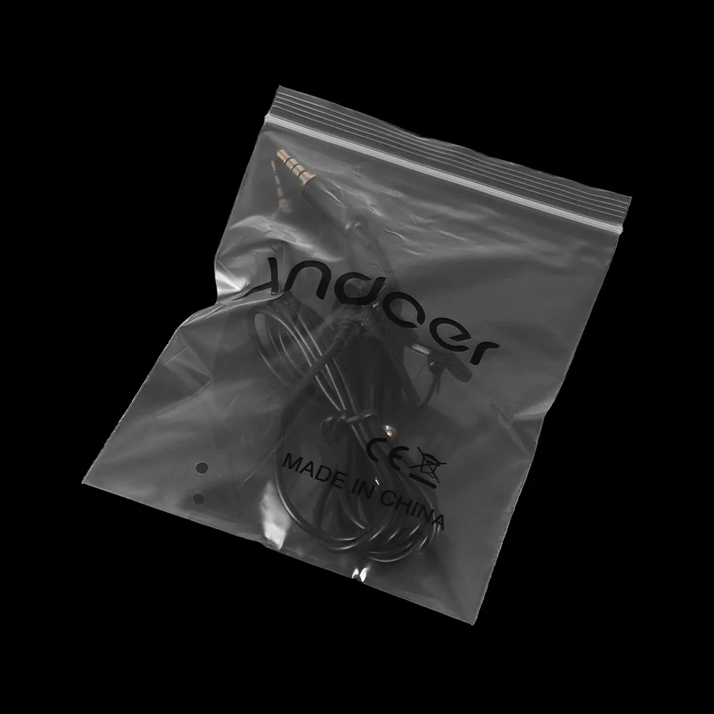 Компактный портативный петличный конденсаторный микрофон Andoer с креплением на