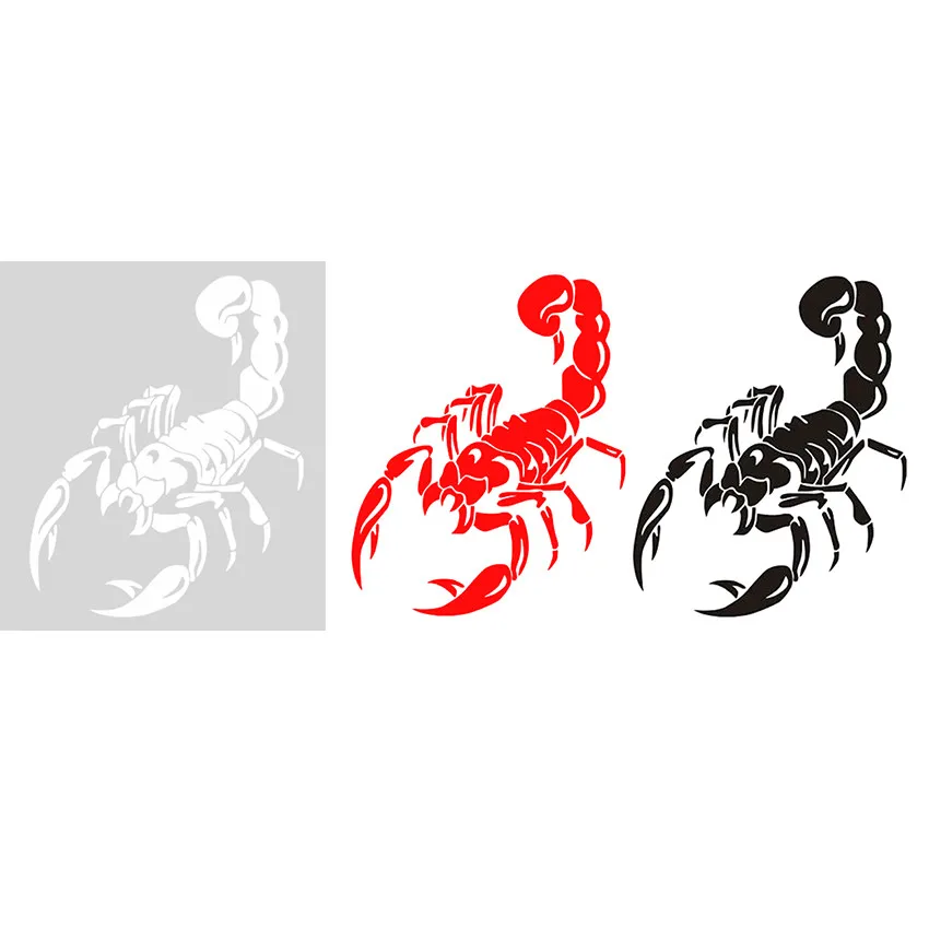 Fashion 3D Scorpion Car Bumper Stickers Vinyl Decal Sticker Scratch Cover