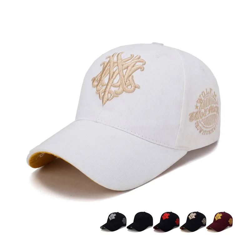 

outdoor visor tide person sun protection baseball cap female casual wild sun hat after wolf Summer Korean version of the cap