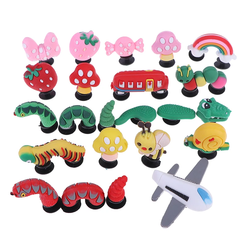 

1PCS High Imitation PVC Shoe Charms Cartoon Shoe Buckles Accessories Fit Bands Bracelets Shoe Decoration